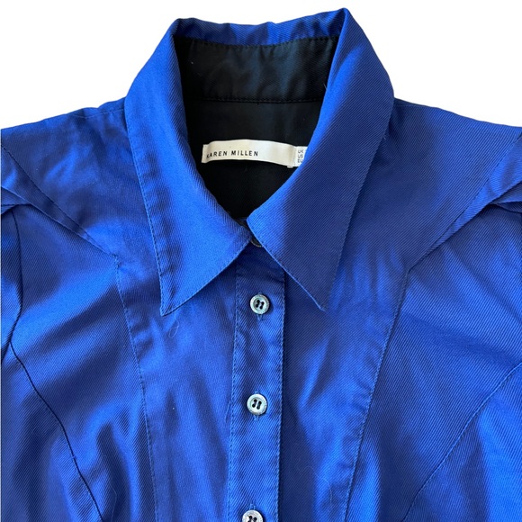 Karen Millen Bold Blue Top - Picture 4 of 9